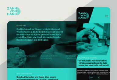Vorschaubild für das Projekt Zahn von Hand