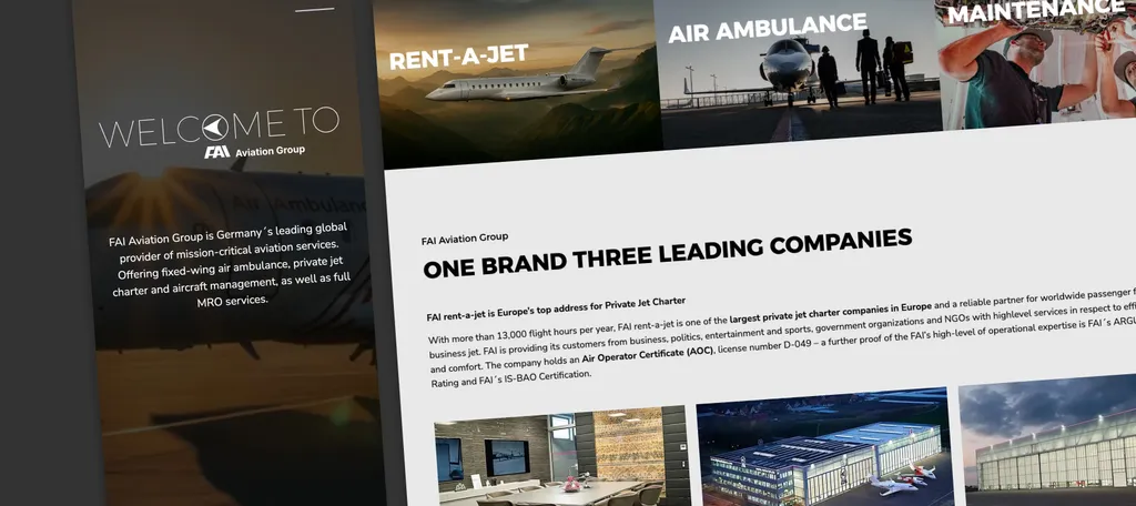 Projektübersicht der FAI Aviation Group