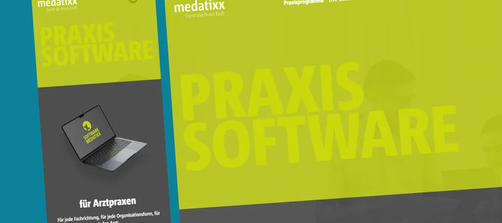 Projektübersicht von medatixx