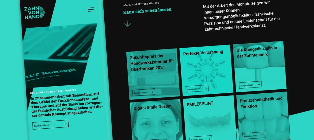 Projektübersicht von zahnvonhand