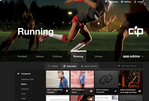 Screenshot der Startseite vom Infocenter