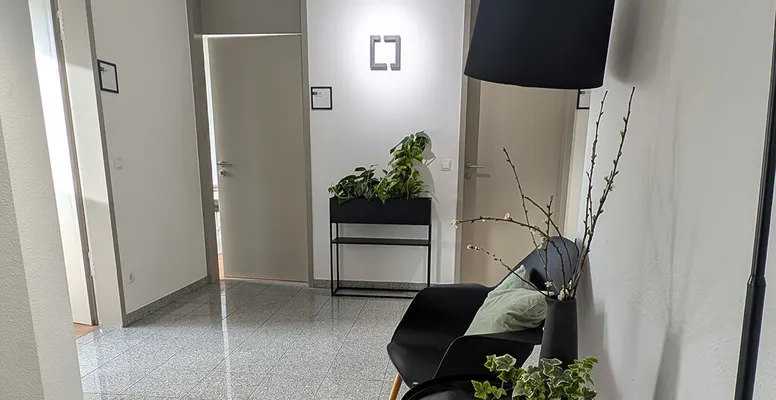 Eingangsbereich von GIGABIT Büro in Scheßlitz bei Bamberg
